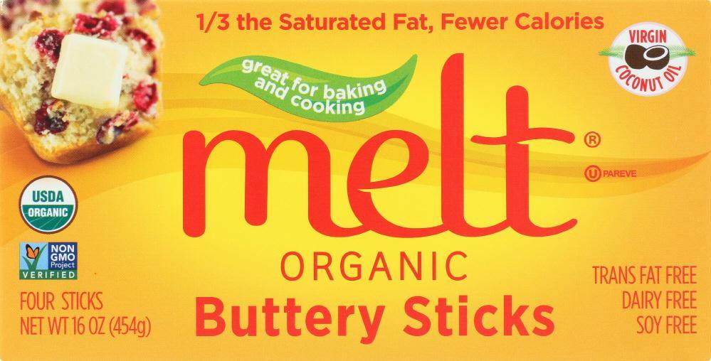 Melt: Organic Buttery Sticks, 16 Oz