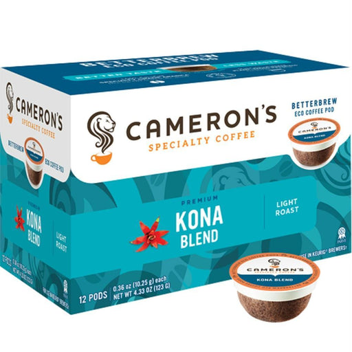 Camerons Coffee: Kona Blend Coffee 12 Ct, 4.33 Oz