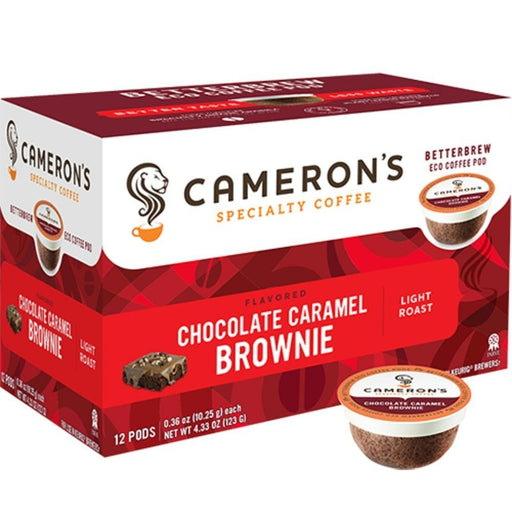 Camerons Coffee: Chocolate Caramel Brownie Coffee 12 Ct, 4.33 Oz