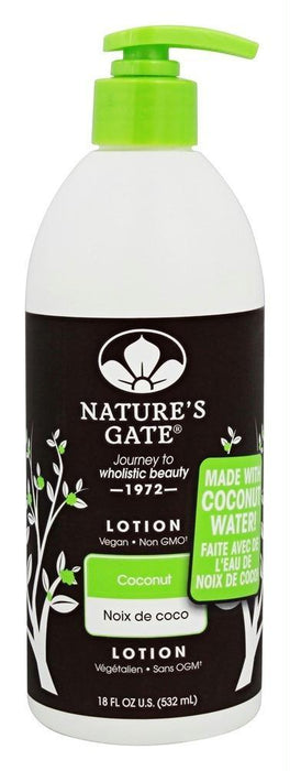 Natures Gate: Body Lotion Coconut, 18 Oz