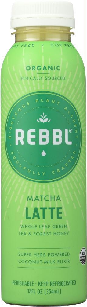 Rebbl Inc: Elixir Matcha Latte Organic, 12 Fl Oz