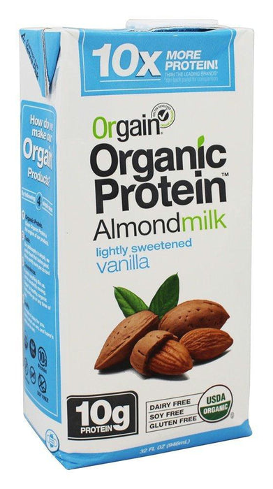 Orgain: Organic Almond Milk Lightly Sweetened Vanilla, 32 Oz