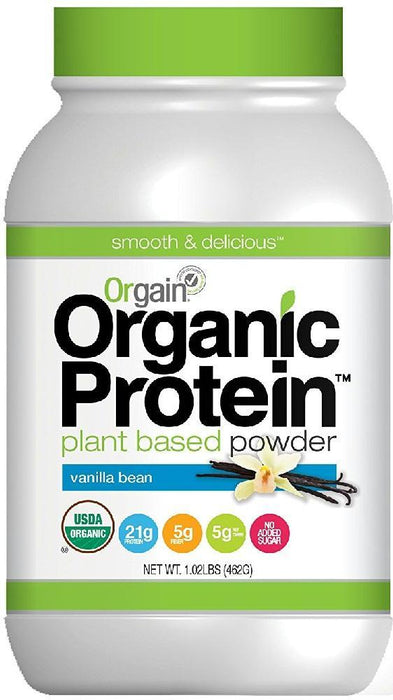 Orgain: Protein Powder Vanilla Bean, 1.02 Lb