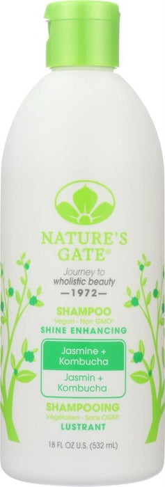 Natures Gate: Shampoo Kombucha Jasmine, 18 Oz