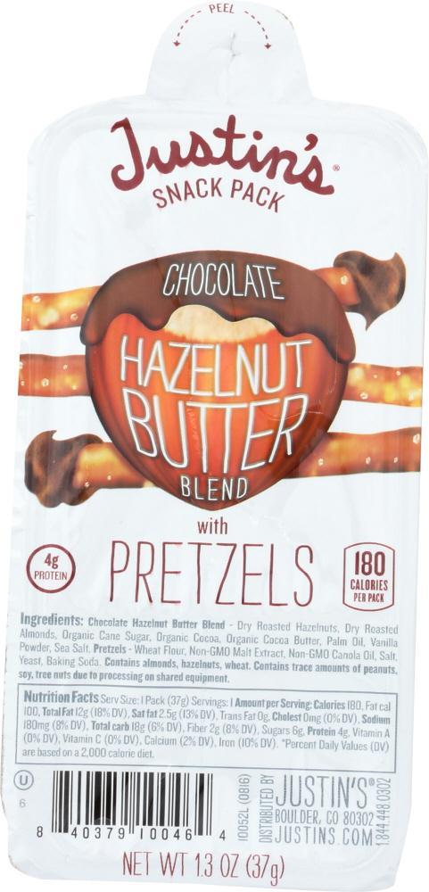 Justins: Chocolate Hazelnut Butter Snack Pack, 1.3oz