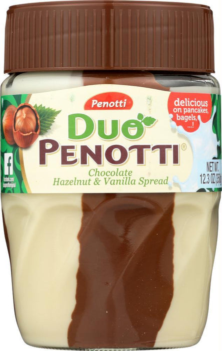 Penotti: Chocolate Hazelnut Vanilla Spread, 12.3 Oz