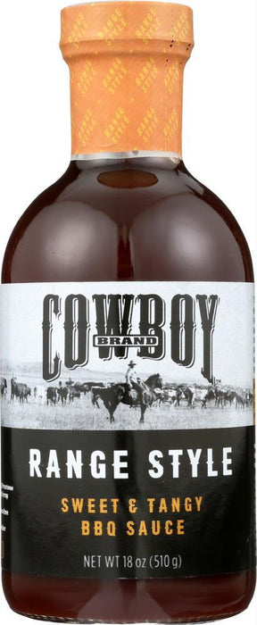 Cowboy Charcoal: Sauce Barbecue Sweet & Tangy, 18 Oz