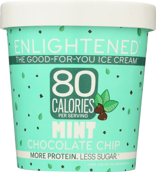 Enlightened: Ice Cream Pint Mint Chip, 16 Fl Oz