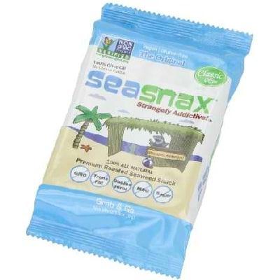 Sea Snax: Grab & Go Seaweed Snacks Classic Olive, .18 Oz