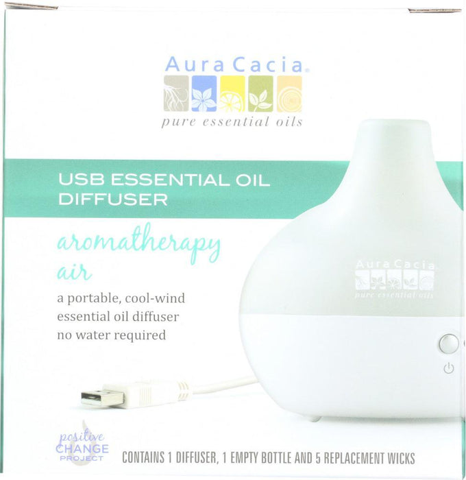 Aura Cacia: Usb Diffuser Essential Oil Aromatherapy 1 Ea