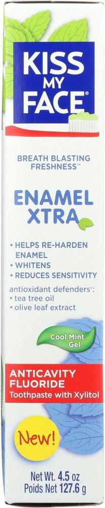 Kiss My Face: Enamel Xtra Gel Toothpaste, 4.5 Oz