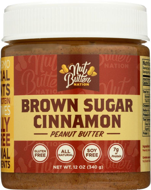 Nut Butter Nation: Peanut Butter Brown Sugar Cinnamon, 12 Oz