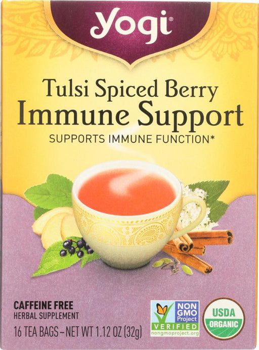 Yogi Teas: Tea Spcd Bry Imn Sprt Org (1.120 Oz)