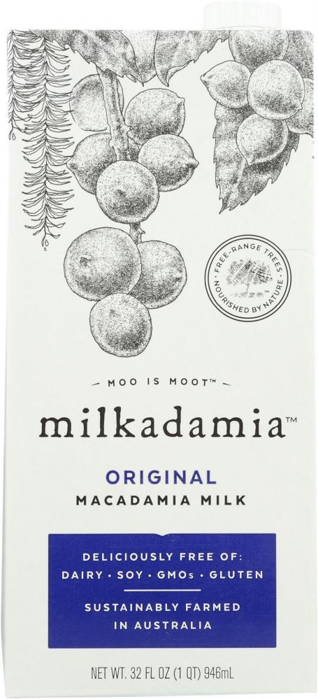 Milkadamia: Original Macadamia Milk, 32 Fo