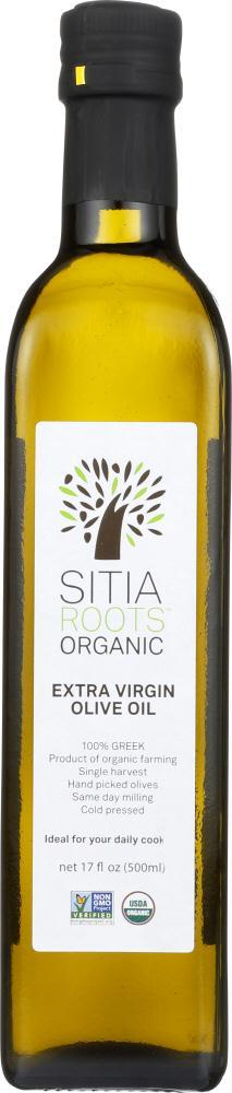 Gaea North America: Sitia Roots Organic Extra Virgin Olive Oil 17 Oz