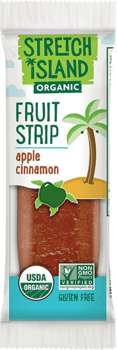 Stretch Island: Cinnamon Apple Organic Fruit Strips, 0.5 Oz