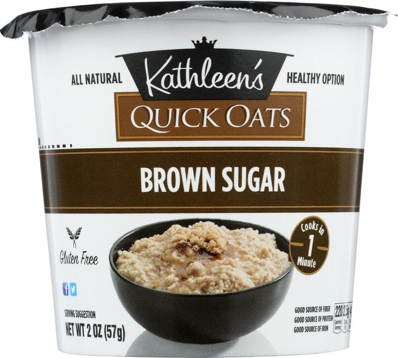 Kathleens: Quick Oats Brown Sugar, 2 Oz