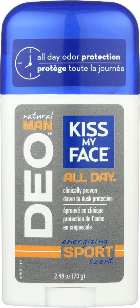 Kiss My Face: Deodorant Energizing Sport, 2.48 Oz