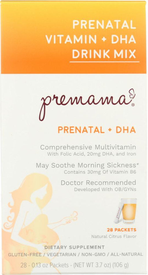 Premama: Mix Drink Prenatal Dha Vitamin, 3.74 Oz