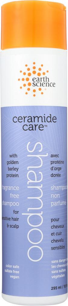 Earth Science: Shampoo Ceramide Fragrance Free, 10 Fo