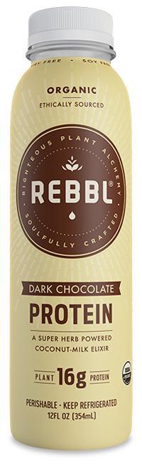 Rebbl Inc: Drink Protein Dark Chocolate, 12 Fo