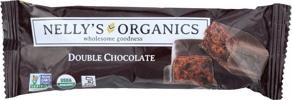 Nellys: Bar Double Chocolate Organic, 1.6 Oz