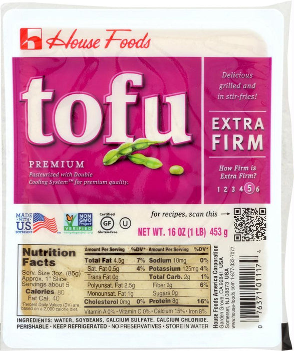 House Foods: Tofu Extra Firm, 16 Oz