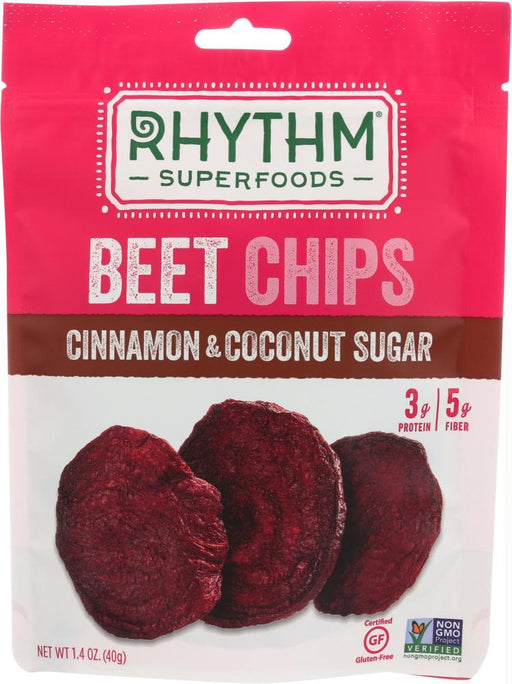 Rhythm Superfoods: Cinnamon & Coconut Sugar Beet Chips, 1.4 Oz