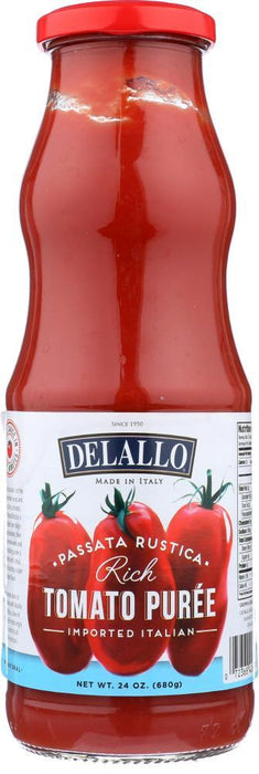 Delallo: Passata Rich Tomato Purée , 24oz