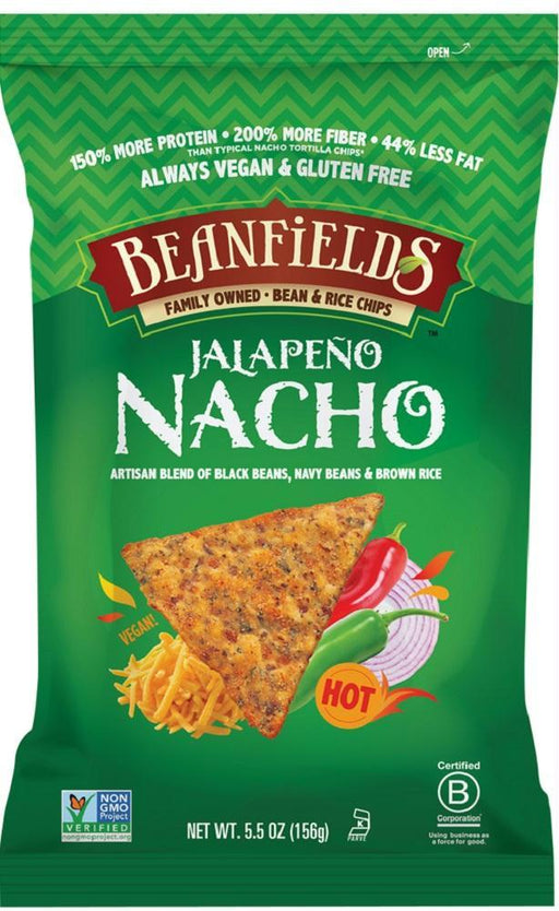 Beanfields: Jalapeño Nacho Bean And Rice Chips 5.5 Oz