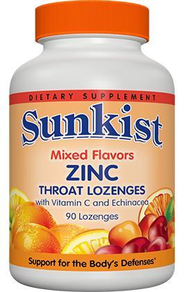 Sunkist: Zinc Throat With Vitamin C, 16 Lz