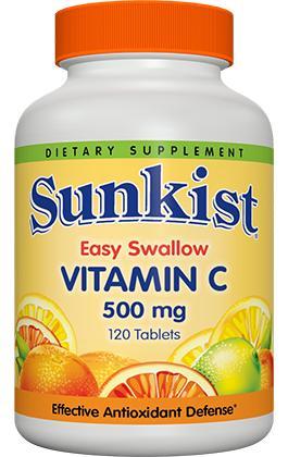 Sunkist: Vitamin C 500 Mg, 120 Tb