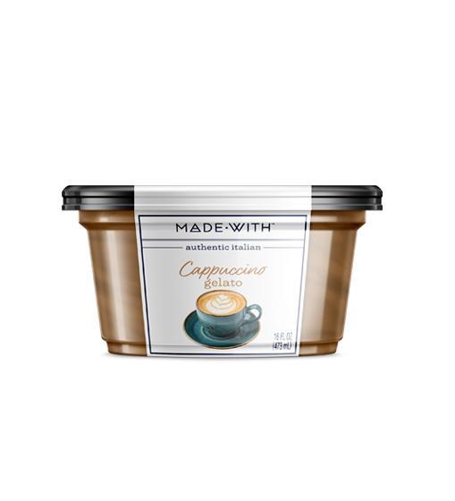 Made With: Cappuccino Italian Gelato, 16 Oz