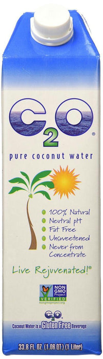 C2o: Pure Coconut Water, 33.8 Oz