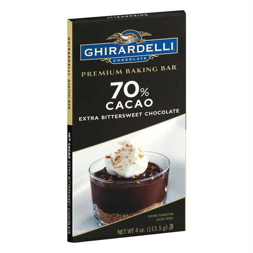 Ghirardelli: Bittersweet Chocolate 70% Cacao Baking Bar, 4 Oz