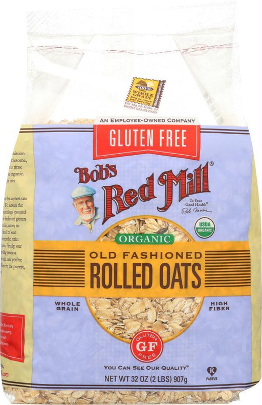 Bobs Red Mill: Organic Old Fashioned Rolled Oats Gluten Free (32.000 Oz)