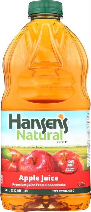 Hansen: Juice Apple Nc 100 Percent 64 Oz