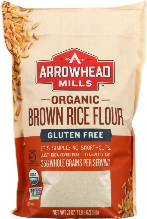 Arrowhead Mills: Flour Long Brown Rice Organic, 24 Oz