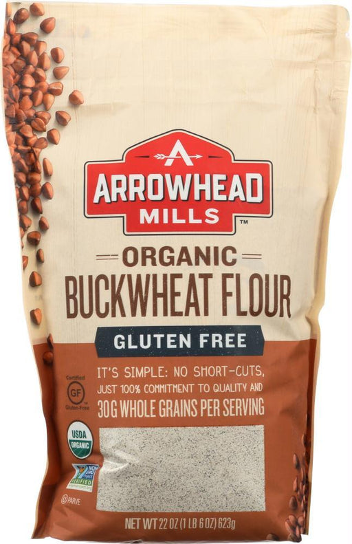 Arrowhead Mills: Flour Buckwheat Organic, 22 Oz