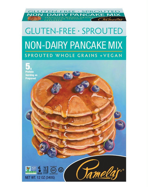 Pamelas: Non Dairy Pancake Mix 12 Oz