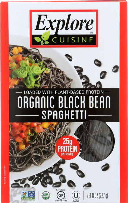 Explore Cuisine: Pasta Black Bean Spaghetti, 8 Oz