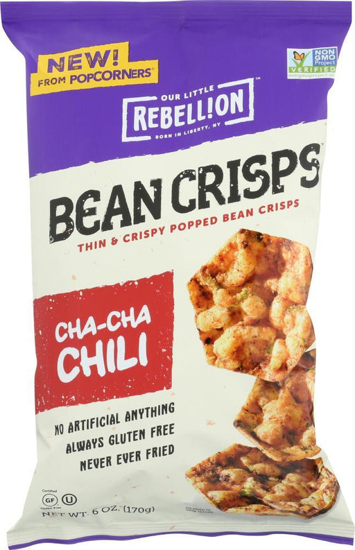 Popcorners: Bean Crisps Cha Cha Chili, 6 Oz