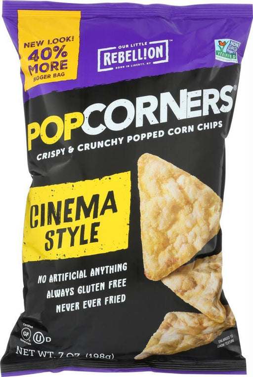 Popcorners: Corn Chips Cinema Butter, 7 Oz