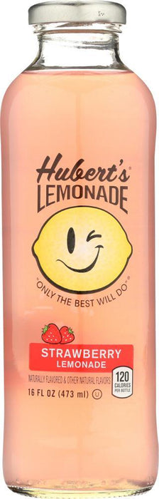 Huberts: Lemonade Strawberry, 16 Oz