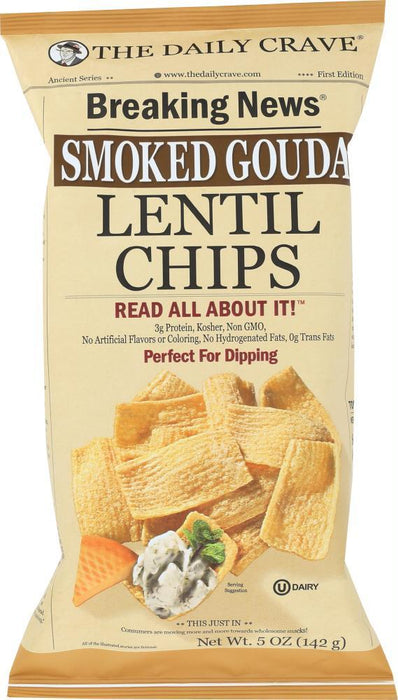 The Daily Crave: Chip Lentil Skmd Gouda (5.000 Oz)