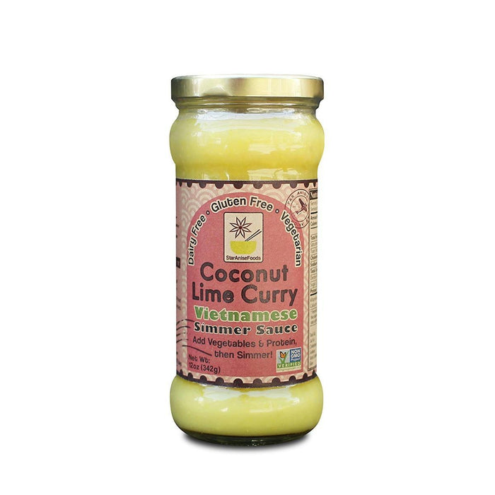 Star Anise: Coconut Lime Curry Sauce, 12 Oz