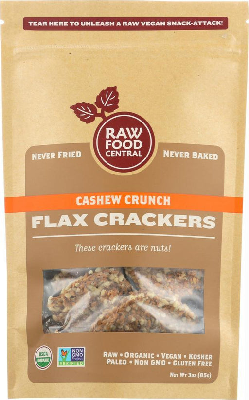 Rawfood: Cracker Flax Cashew Crunch, 3 Oz