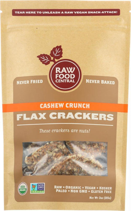 Rawfood: Cracker Flax Cashew Crunch, 3 Oz