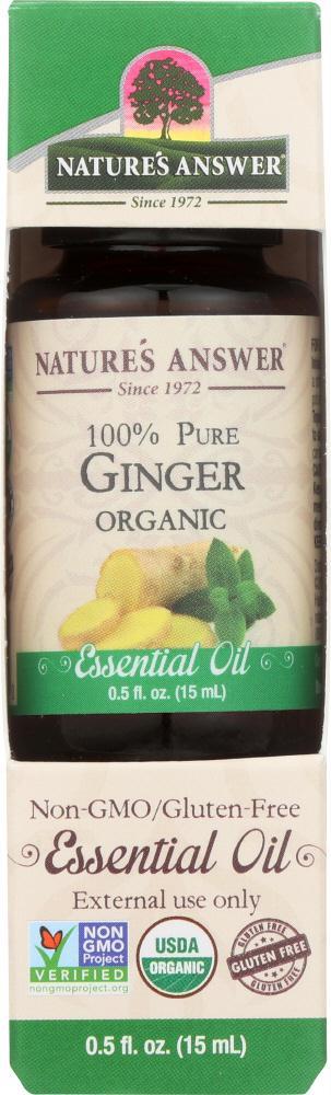 Natures Answer: Ess Oil Ginger Root Org (0.500 Oz)