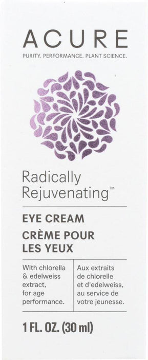 Acure: Radically Rejuvenating Eye Cream, 1 Fl Oz